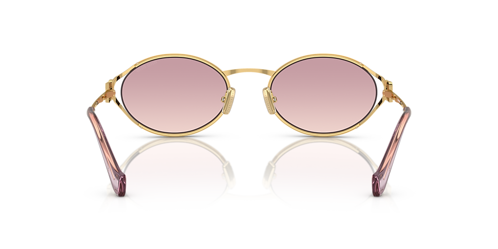 Miu Miu MU 52YS L (54 - 21) with Brown lenses and Gold frame