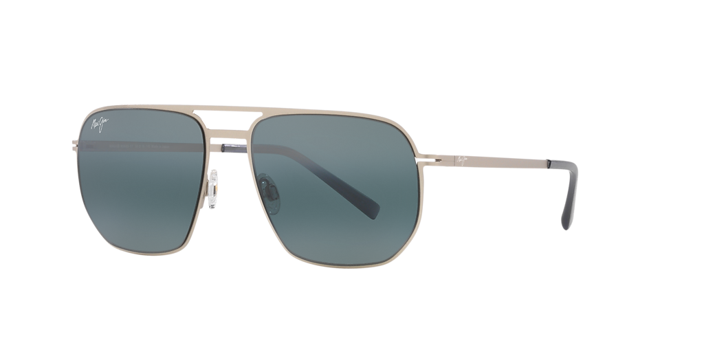 Maui Jim Sharks Cove S (55 - 18) with Grey lenses and Silver frame