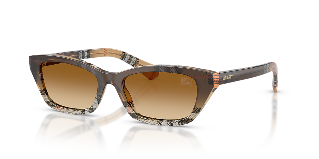 Burberry BE4488 M (52 - 17) with Brown lenses and Brown frame