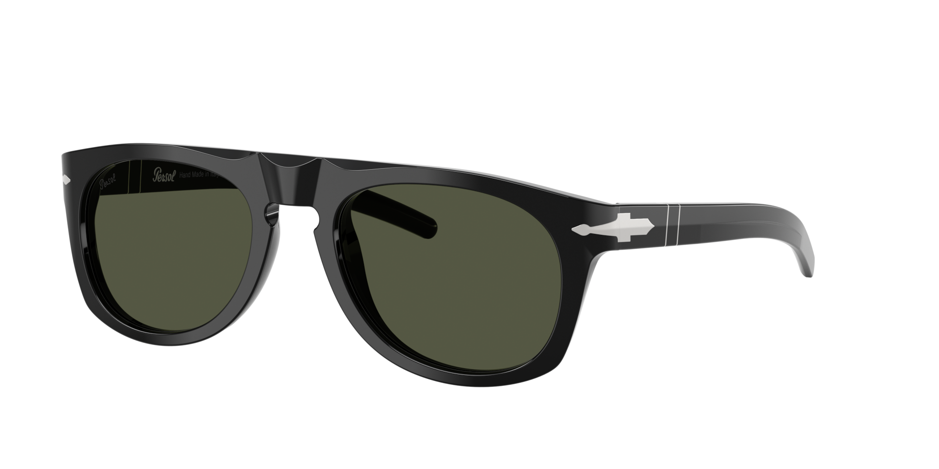 Persol , Black Sunglasses Green lenses, PO3401S 95/31, Mojo Glasses - Image 3