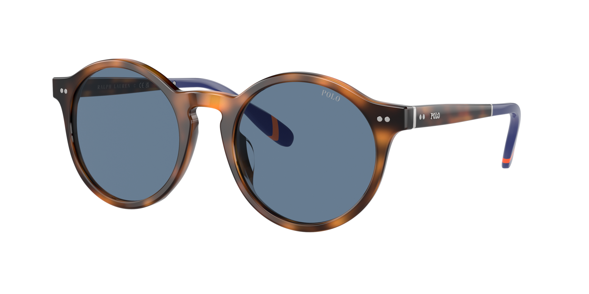 Polo Ralph Lauren Homme Sunglass PH4204U - Couleur du Monture: Havana Rouge brillant, Couleur de Lentille: Bleu