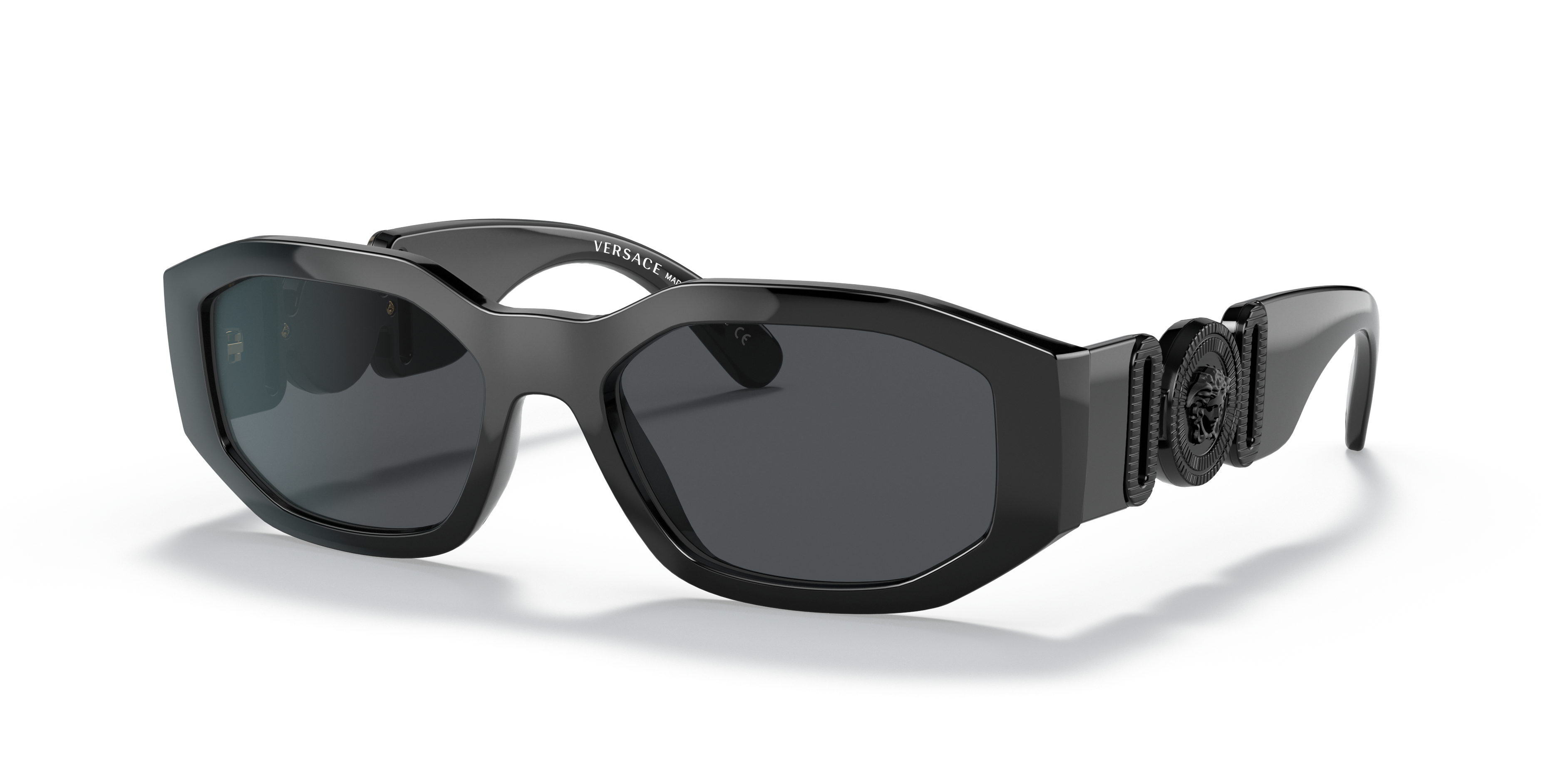 Versace Biggie M (53 - 18) with Grey lenses and Black frame