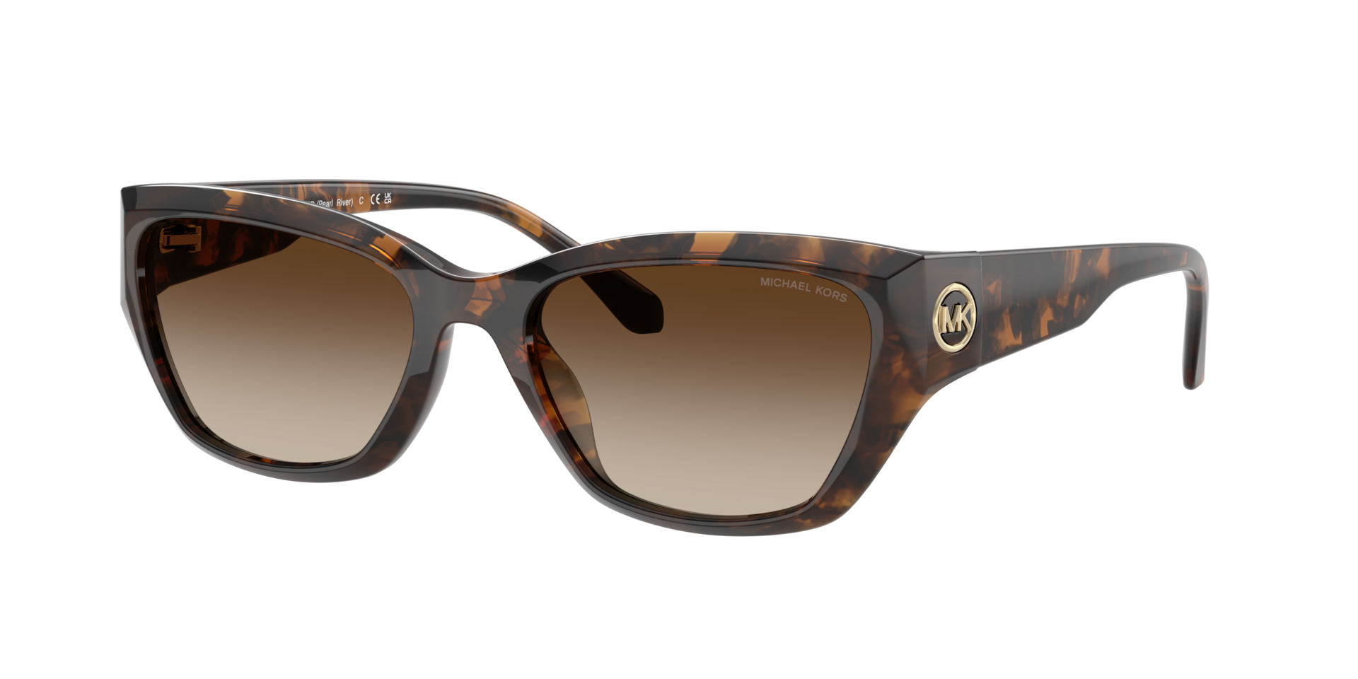 Michael Kors Femme Sunglass Pearl River - Couleur du Monture caille de tortue fonce Couleur de Lentille Dgrad Smoke 66 €