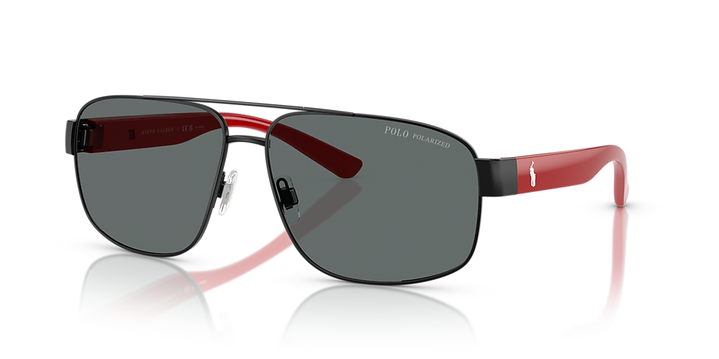 Polo Ralph Lauren PH3156 XXL (62 - 14) with Grey lenses and Black