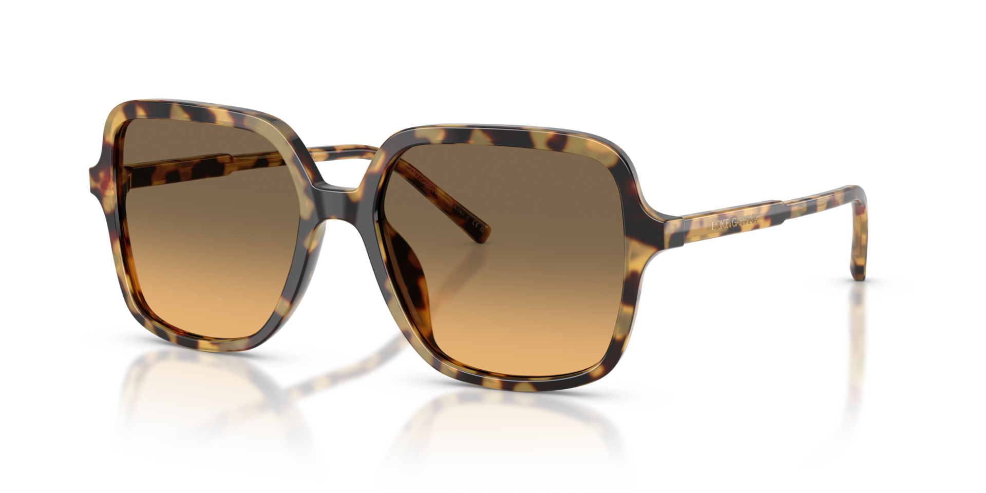 Dolce&Gabbana DG4539 L (55 - 17) with Yellow lenses and Tortoise