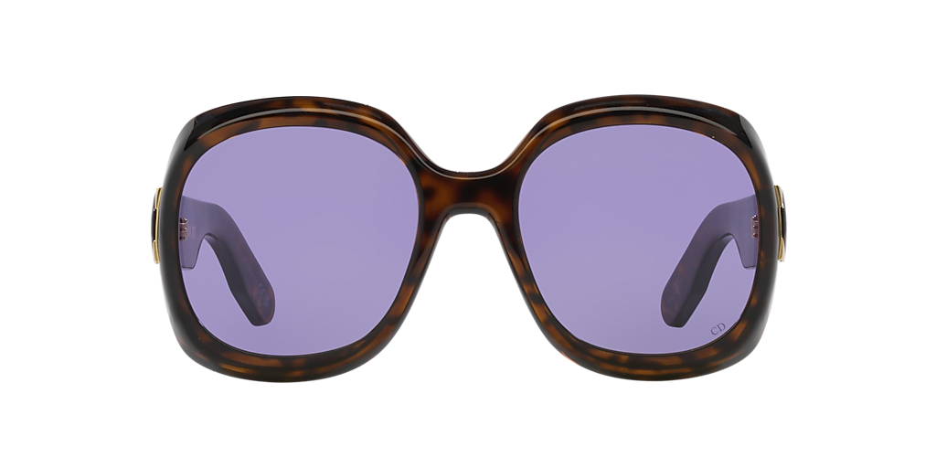 DIOR Lady 9522 R2I XL (58 - 21) with Violet lenses and Tortoise