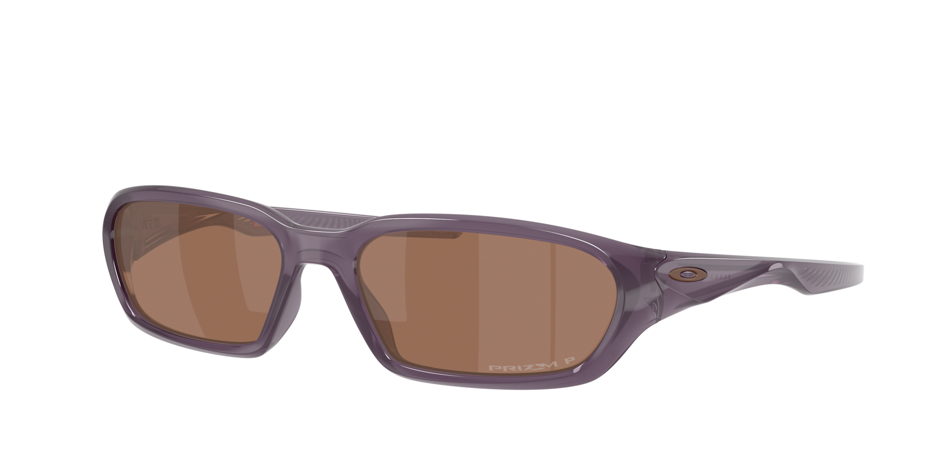 Oakley Unisex Sunglass Terraforma Obscura Collection Frame color Transparent Aubergine Lens color Prizm Tungsten Polarized