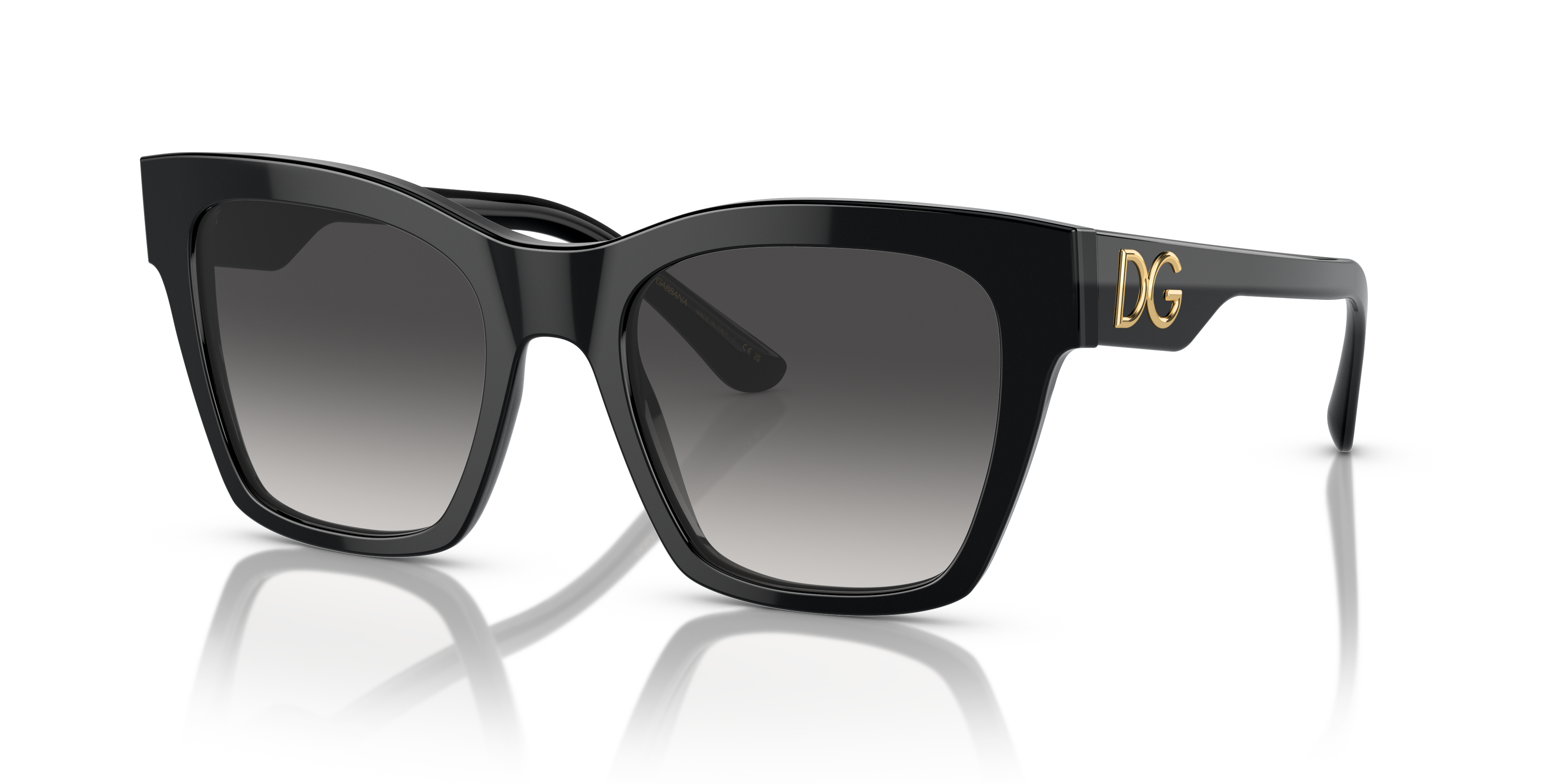 Dolce & Gabbana サングラス DG 329S Dolce&Gabbana DG4384 L (53 - 20) with Grey lenses and Black frame