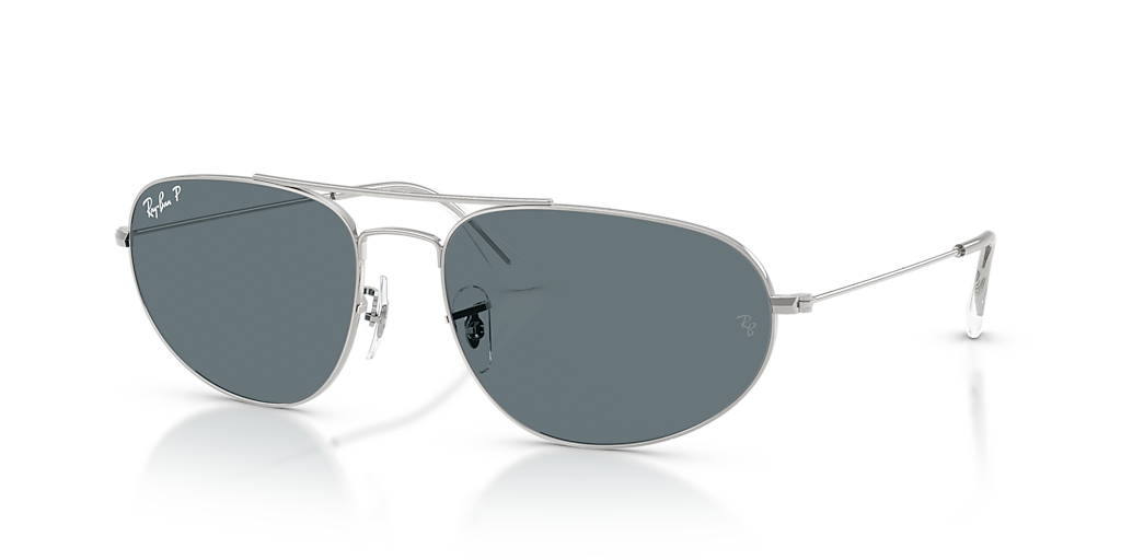 Ray-Ban Explorer IV XXL (62 - 18) with Blue lenses and Silver