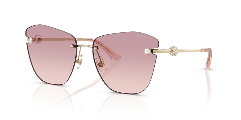 Jimmy Choo Sunglasses + Jewelry Gift Set L (59 - 16) with Brown