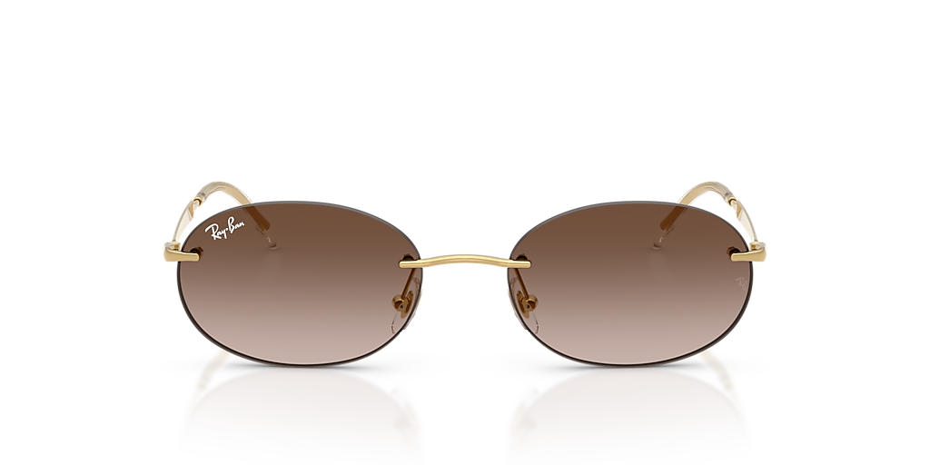 Ray-Ban RB3767 S (54 - 18) with Brown lenses and Gold frame