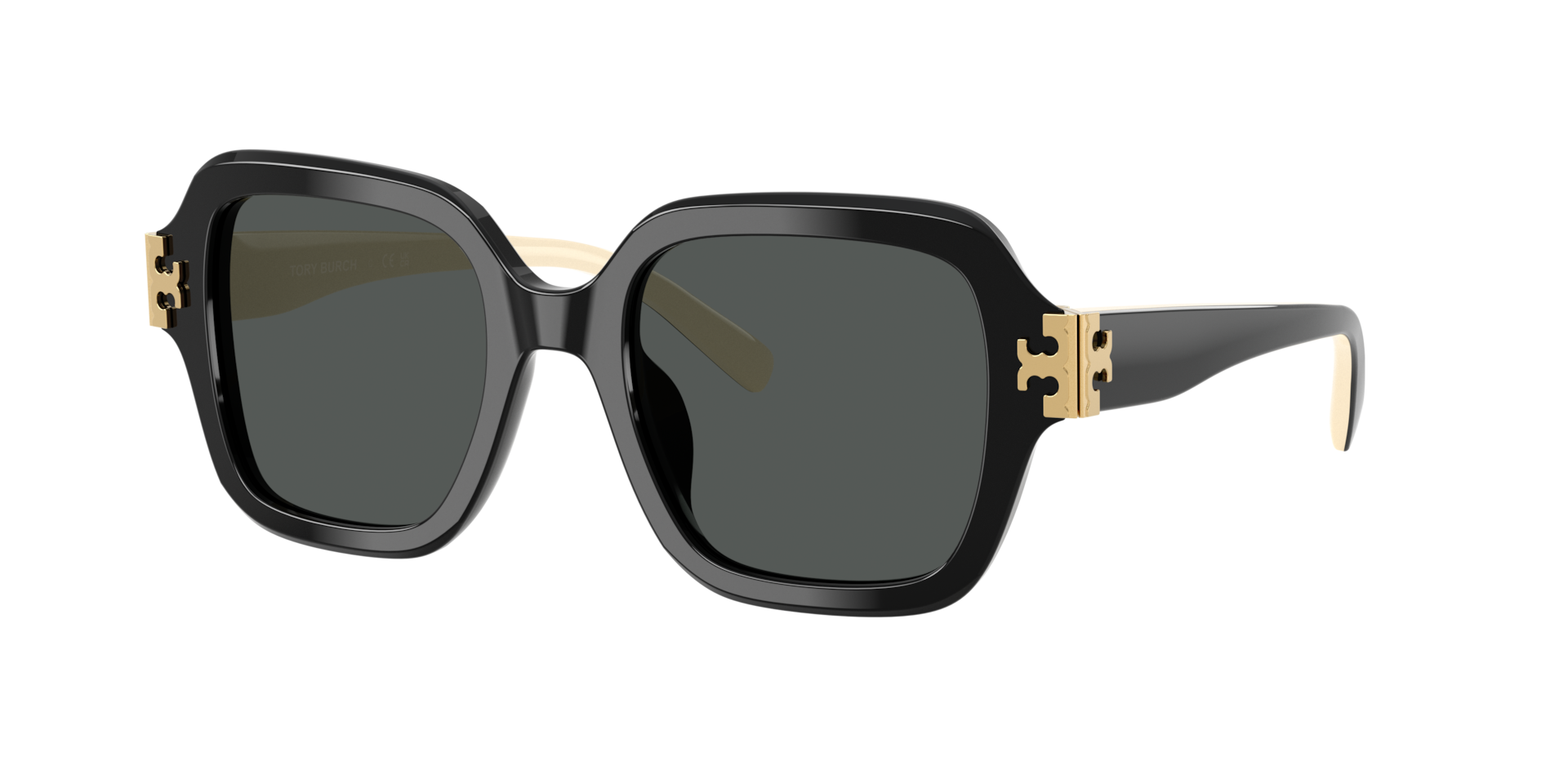 Tory Burch Woman Sunglass TY7231U -  Frame color: Black, Lens color: Dark Grey