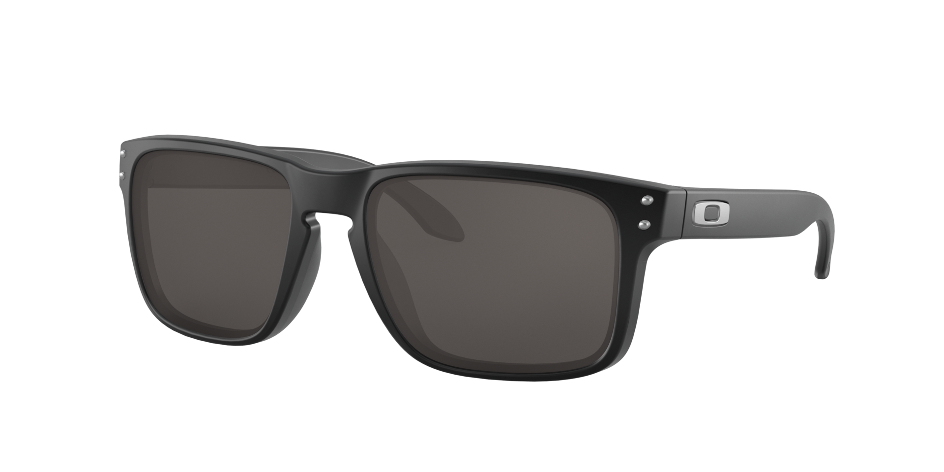 Oakley Mann Sunglass Holbrook™ - Rahmenfarbe: Matt Schwarz, Linsenfarbe: Warmes Grau