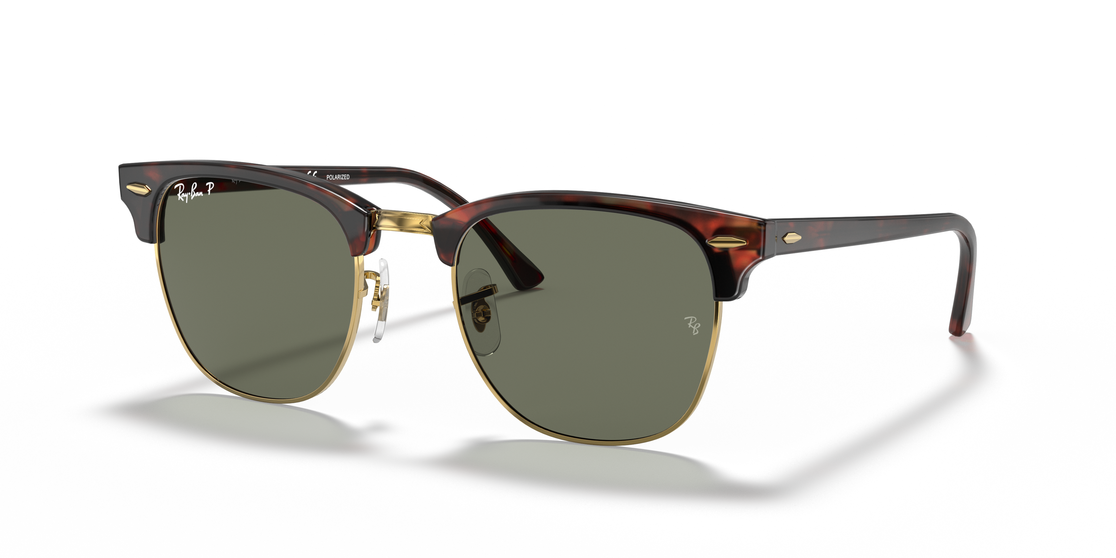 Ray-Ban Clubmaster Classic L (51 - 21) with Green lenses and