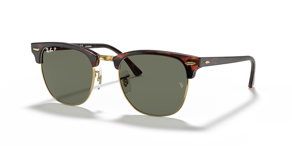 Ray-Ban Clubmaster Classic L (51 - 21) with Green lenses and