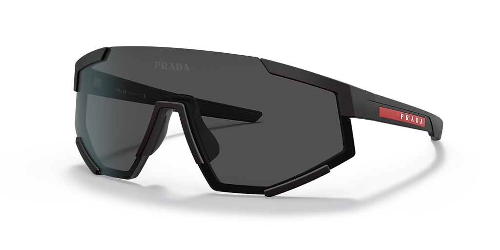 Prada Linea Rossa PS 04WS L (0 - 137) with Grey lenses and Black