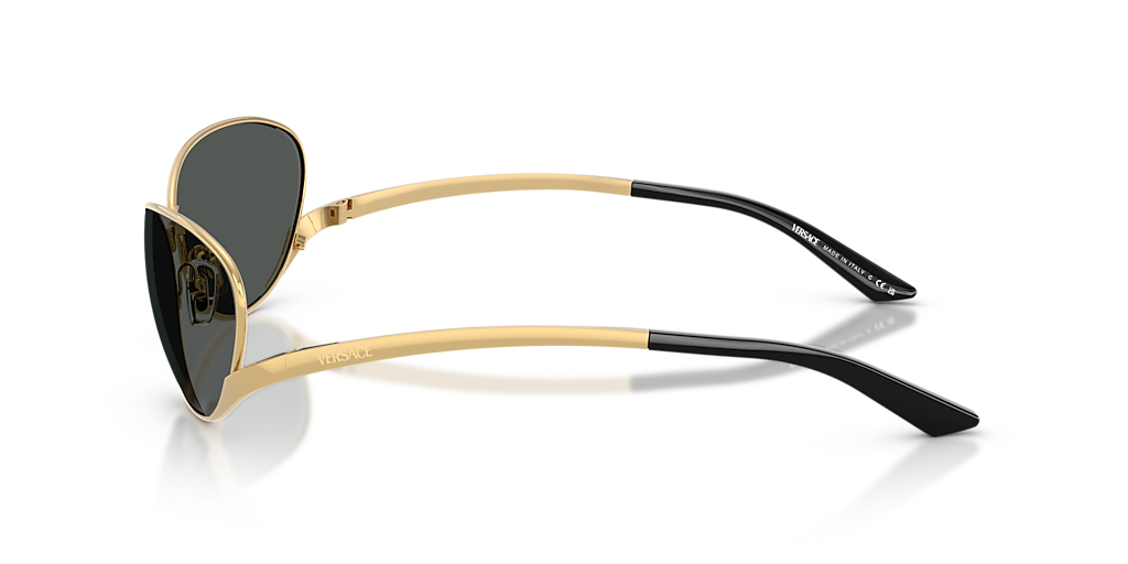 Versace VE2285 L (64 - 16) with Grey lenses and Gold frame