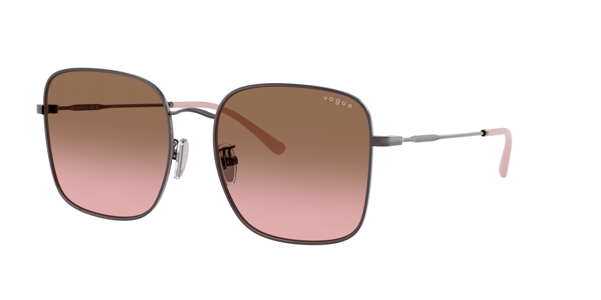 Vogue Eyewear Woman Sunglass VO4327SD -  Frame color: Light Violet, Lens color: Pink Gradient Brown