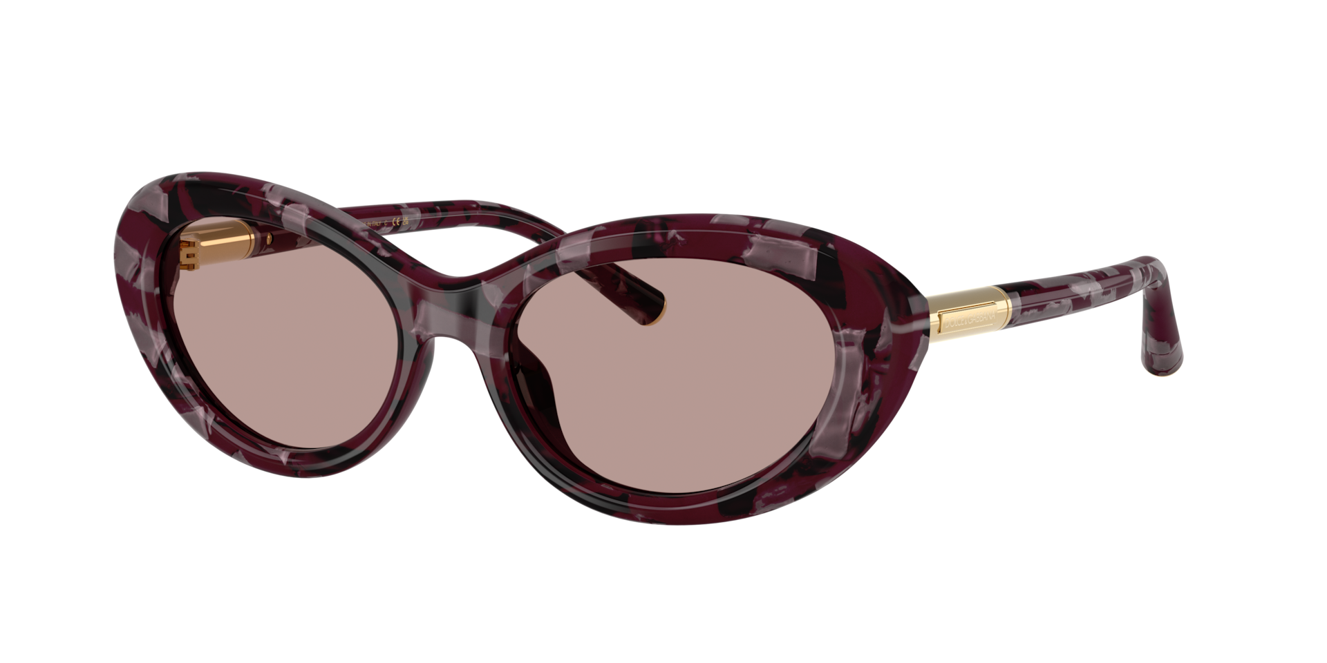 Dolce&Gabbana Woman Sunglass DG4519 -  Frame color: Pearl Havana Purple, Lens color: Light Purple Brown