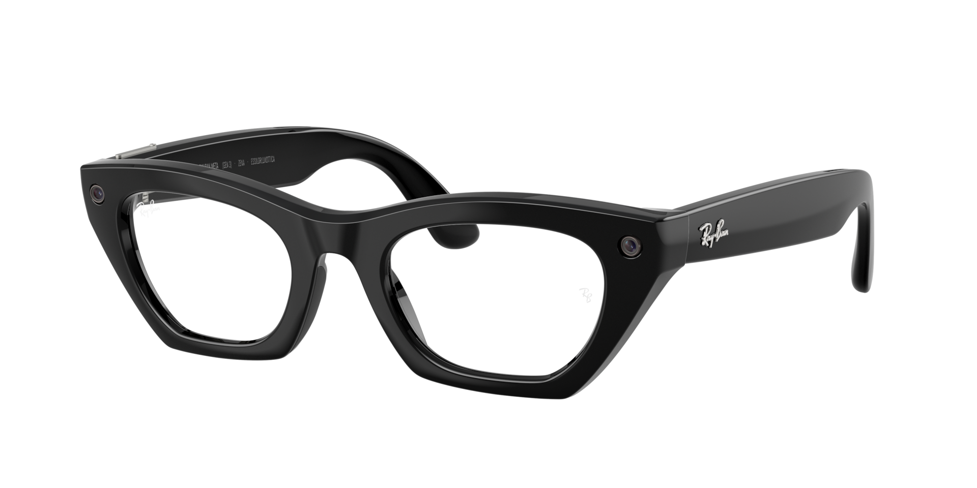 RayBan Unisex RayBan Meta Gen 3 Zena Frame color Black Lens color ClearGreen