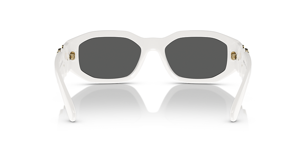 Versace Biggie M (53 - 18) with Grey lenses and White frame