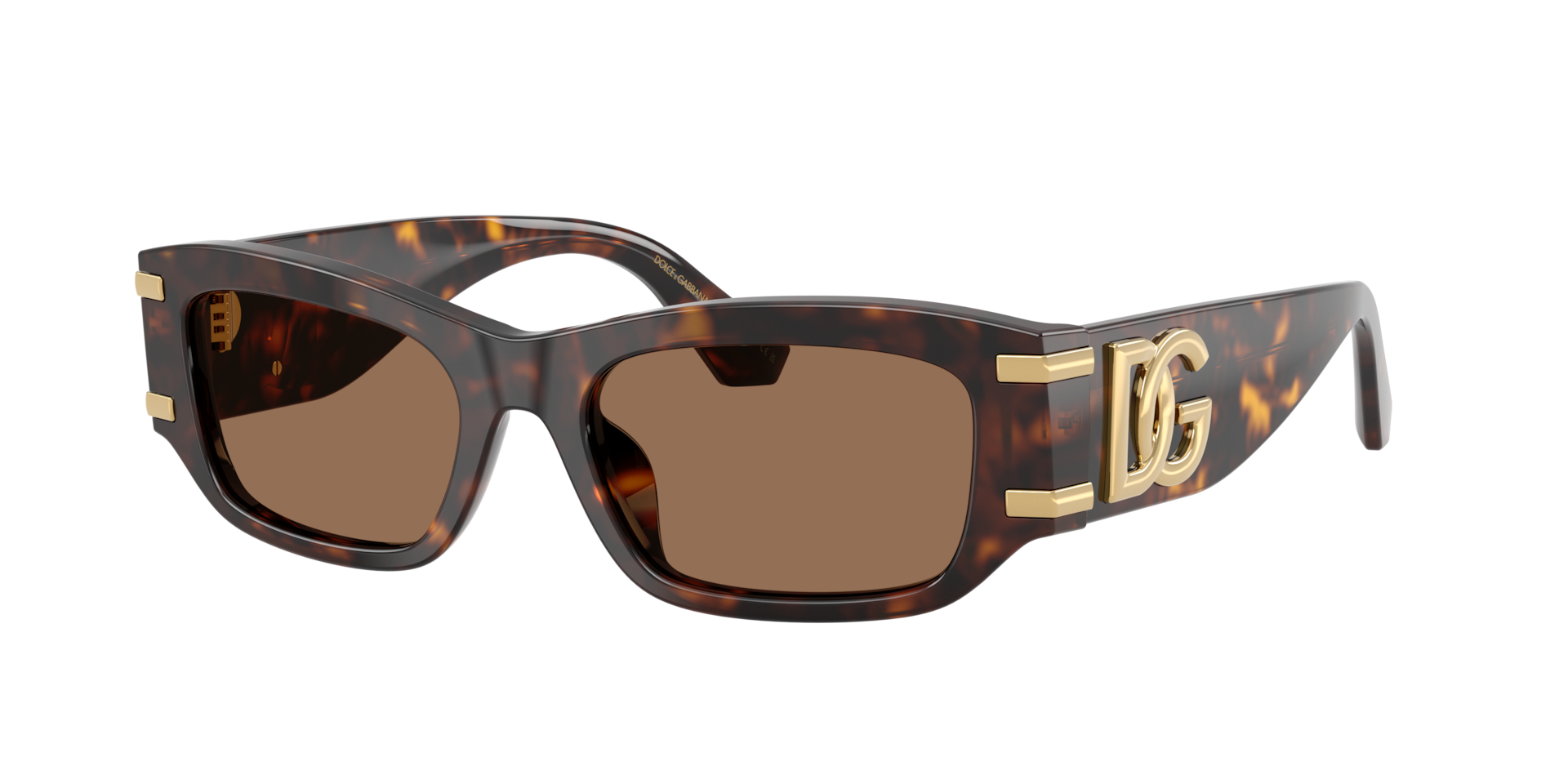 Dolce&Gabbana Frau Sunglass DG4564 - Rahmenfarbe: Havana, Linsenfarbe: Dunkelbraun