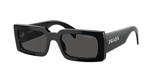 Prada PR A17SF XL (55 - 18) with Grey lenses and Black frame