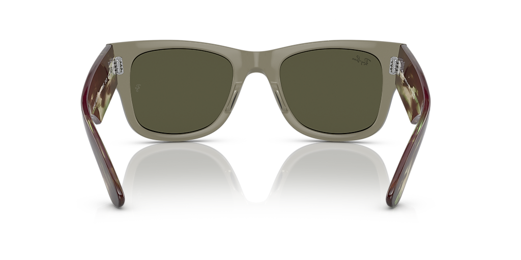 Ray-Ban Mega Wayfarer M (51 - 21) with Silver lenses and Green