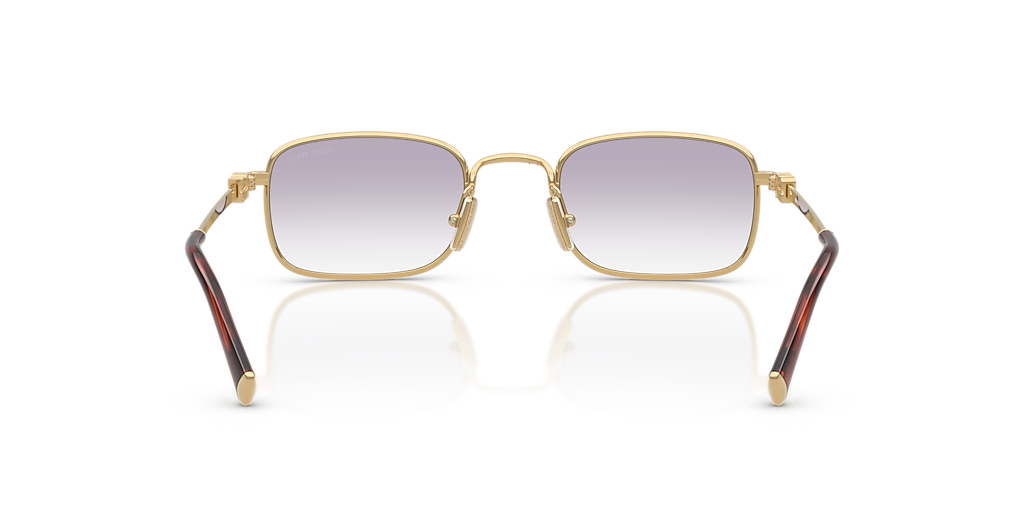 Miu Miu MU A53S S (49 - 22) with Grey lenses and Gold frame