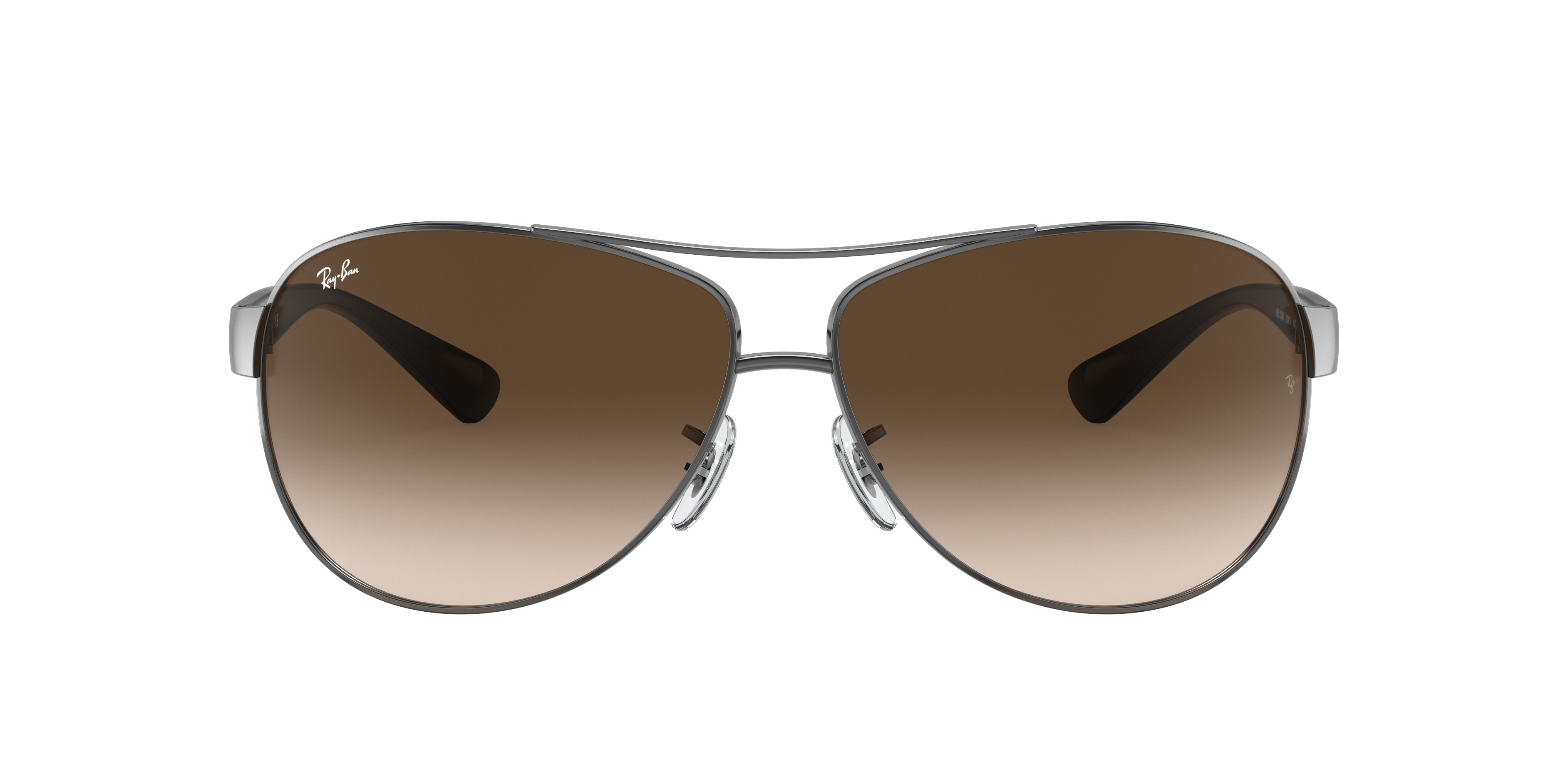 Ray-Ban RB3386 XXL (67 - 13) with Brown lenses and Grey frame