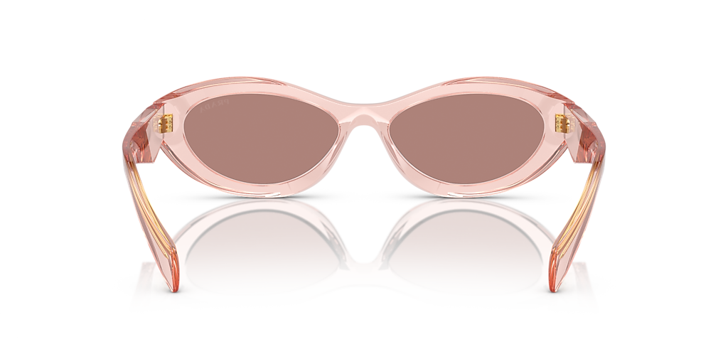 Prada PR 26ZS M (55 - 16) with Brown lenses and Pink frame