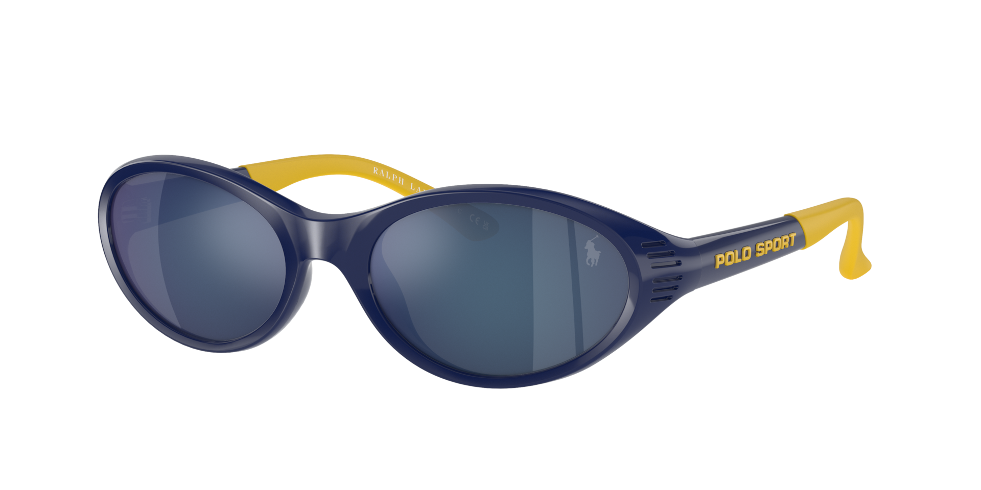 Polo Ralph Lauren Man Sunglass PH4197U -  Frame color: Shiny Heritage Blue, Lens color: Blue Mirror