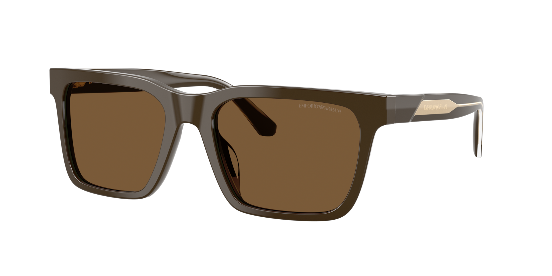 Emporio Armani Man Sunglass EA4262U -  Frame color: Shiny Brown, Lens color: Brown