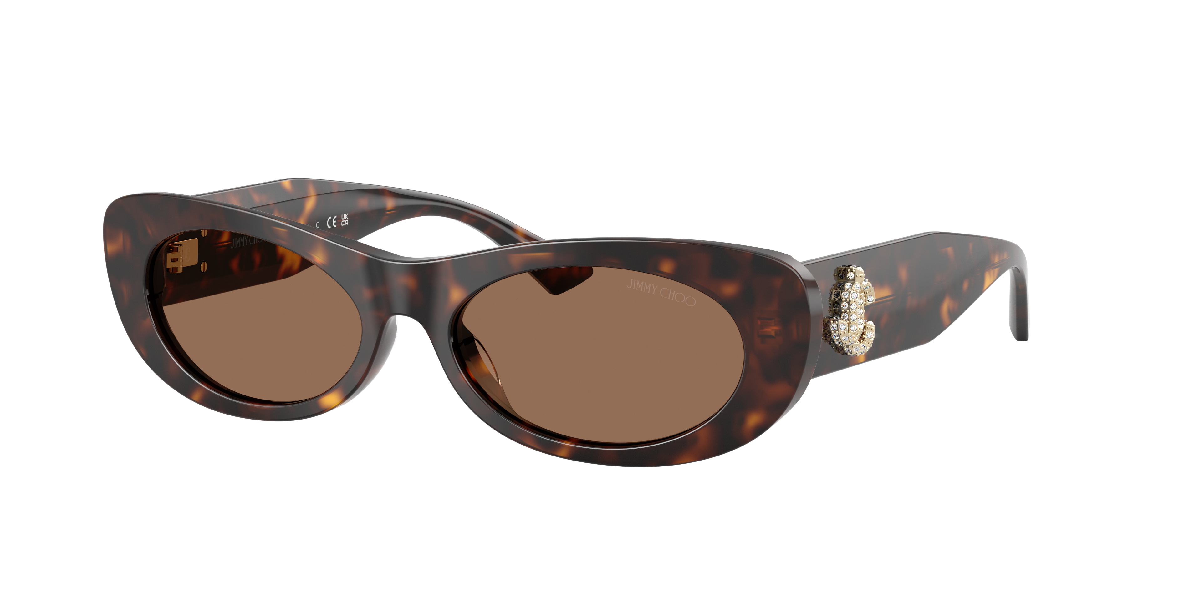 yasuuu　38 Jimmy Choo JC5038BU S (54 - 17) with Brown lenses and Tortoise