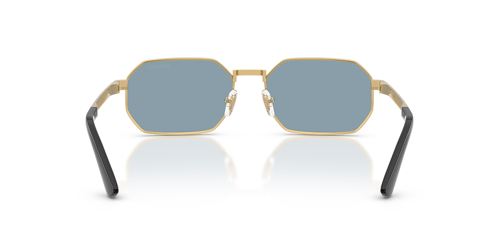 Versace VE2297 M (54 - 16) with Blue lenses and Gold frame