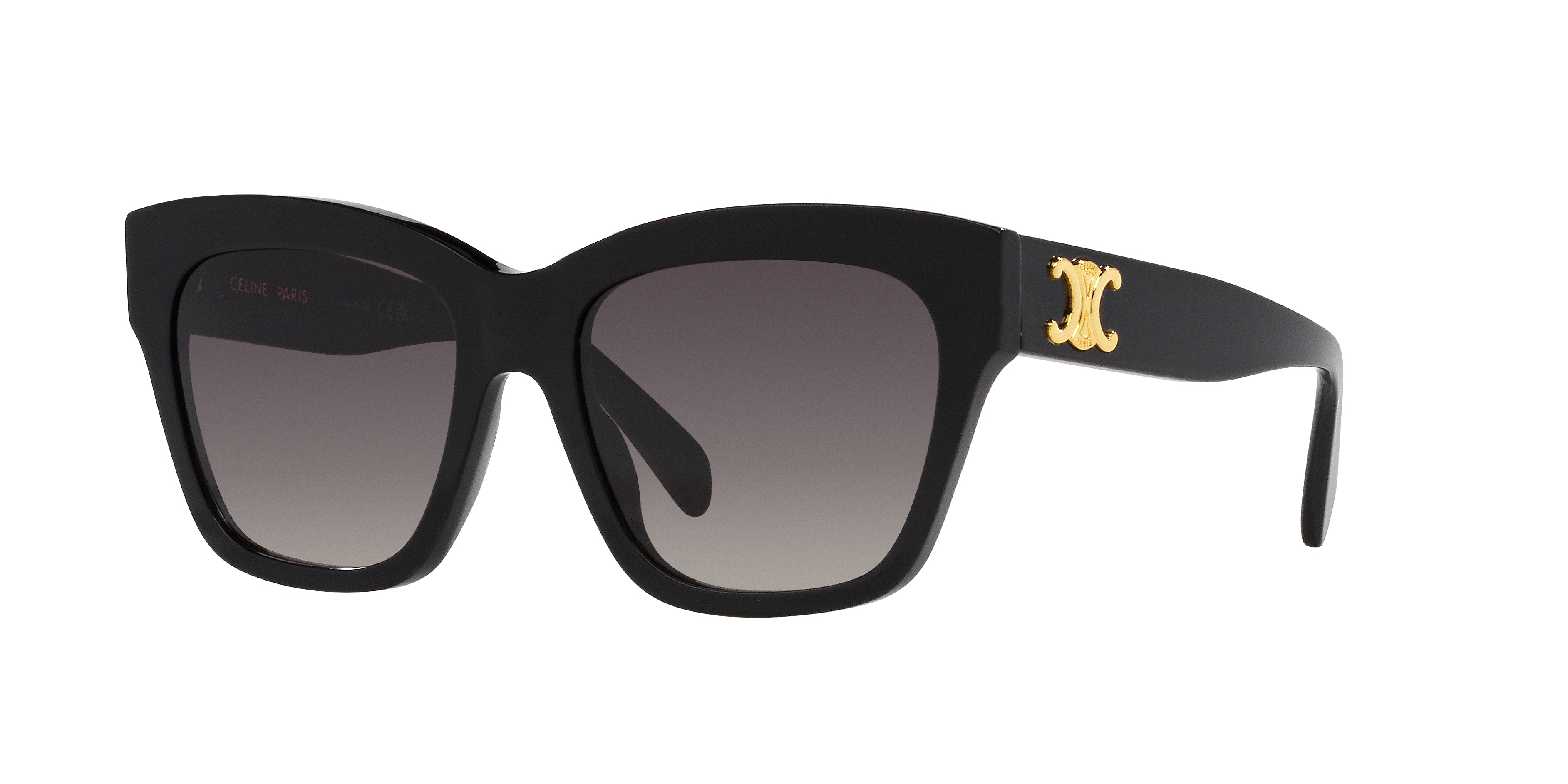 Celine Triomphe S (55 - 18) with Brown lenses and Black frame