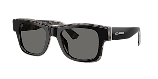 Dolce&Gabbana DG4496 L (54 - 21) with Grey lenses and Black frame