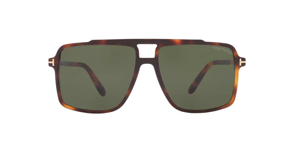 Tom Ford Kemp XXL (59 - 15) with Green lenses and Tortoise frame