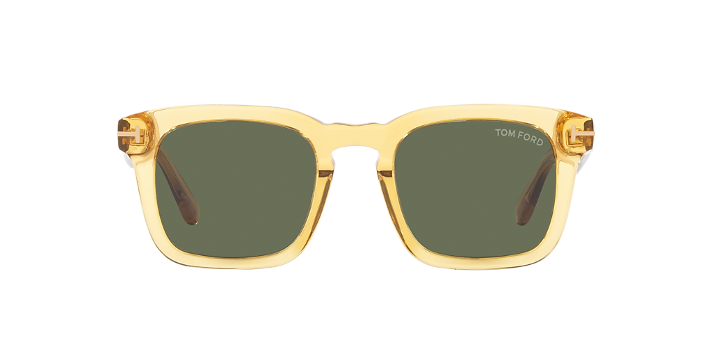 Tom Ford FT0751 XXL (50 - 22) with Green lenses and Yellow frame
