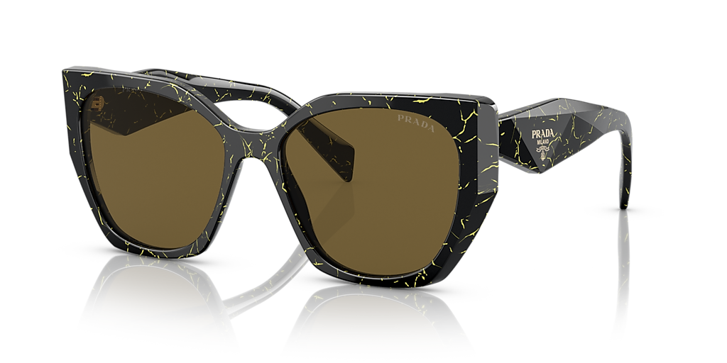 ★Risha★ Prada PR 19ZS M (55 - 17) with Brown lenses and Black frame
