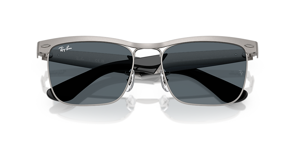 Ray-Ban Wayfarer Deluxe XXL (56 - 18) with Blue lenses and Grey