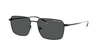 Armani Exchange AX2037S XL (60 - 14) with Grey lenses and Black