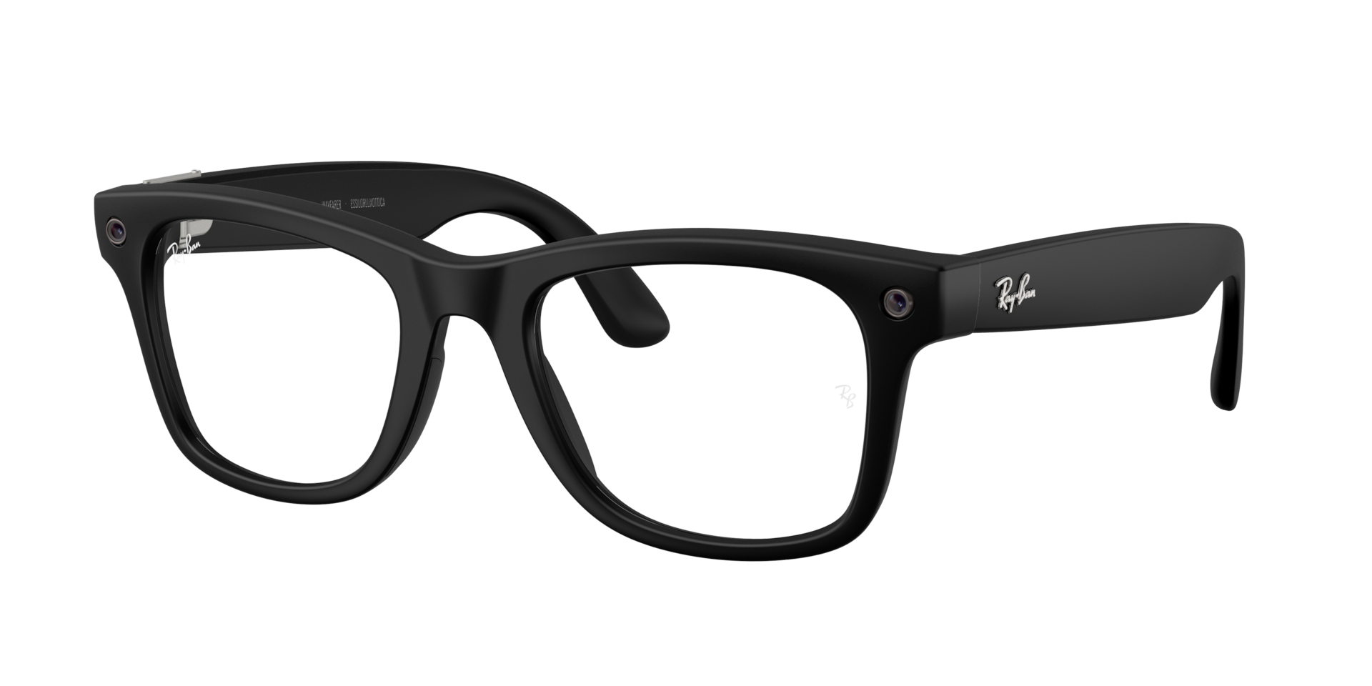 RayBan Unisex RayBan Meta Gen 3 Wayfarer Frame color Black Lens color ClearGreen