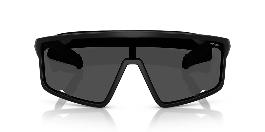 Prada Linea Rossa PS A03S XXL (0 - 141) with Grey lenses and Black