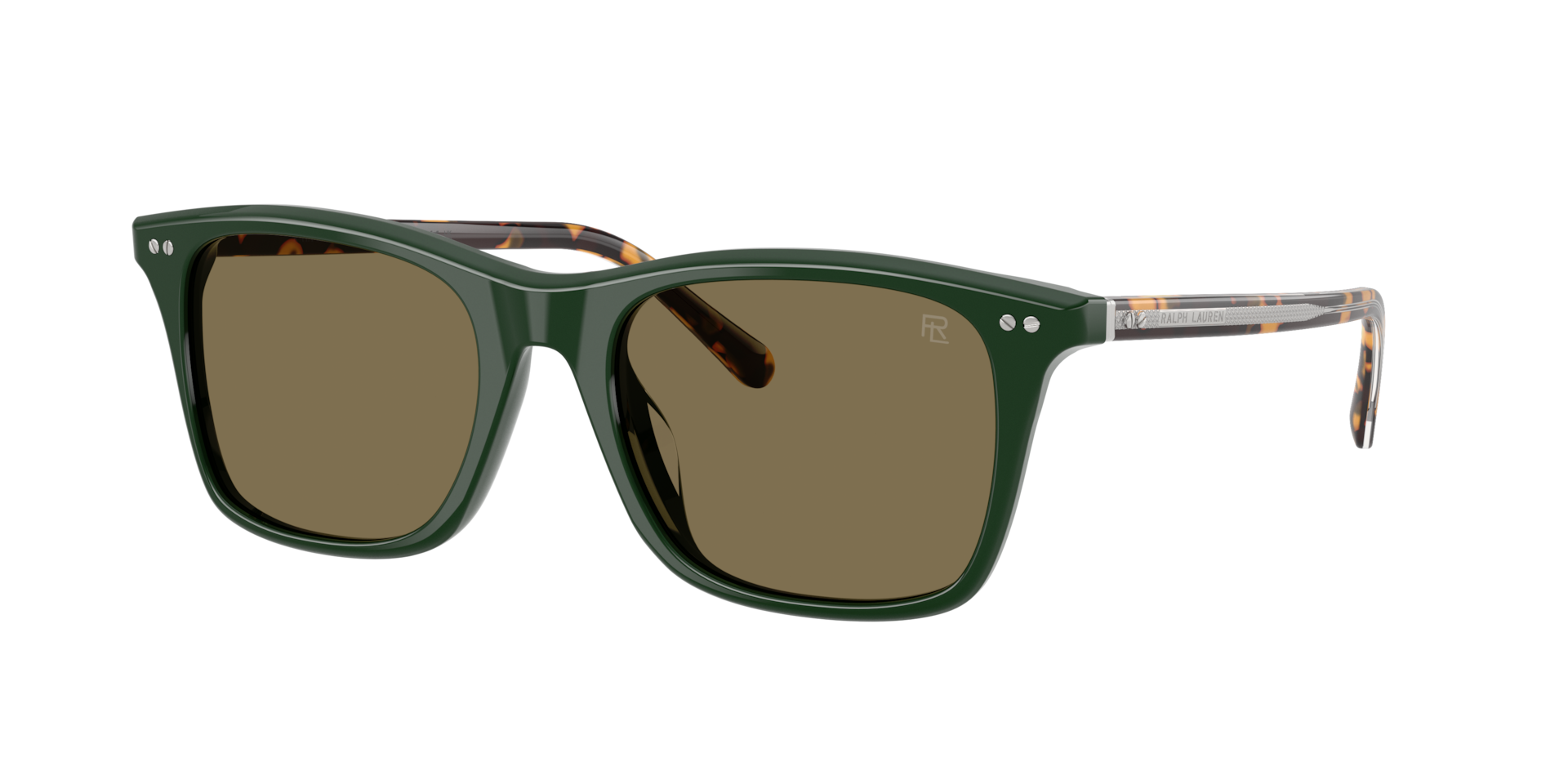 Ralph Lauren Homme Sunglass RL8242U - Couleur du Monture Vert fort Couleur de Lentille Marron clair 349 €