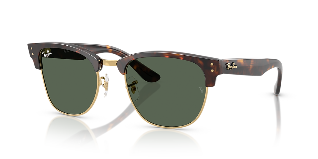 Ray-Ban Clubmaster Reverse L (54 - 21) with Green lenses and