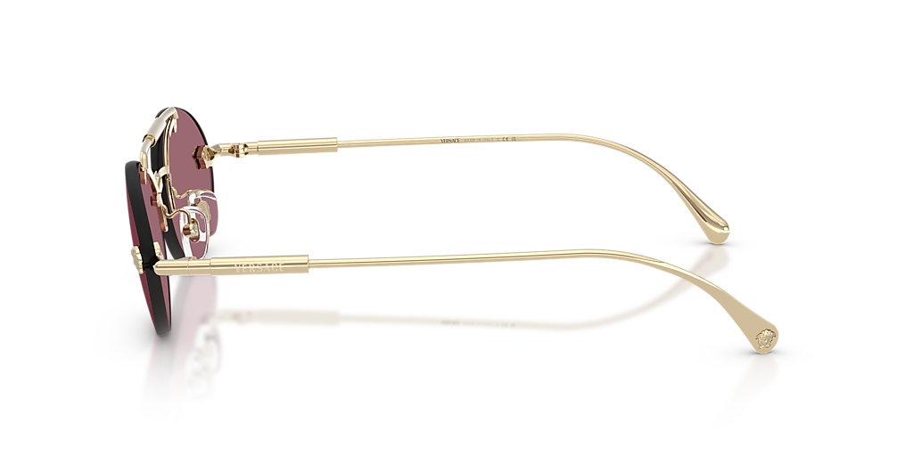 Versace women’s frame-Pale Gold / Violet Transp Versace VE1163M Eyeglass Frames 1252-52 - Pale Gold | eBay main image 3