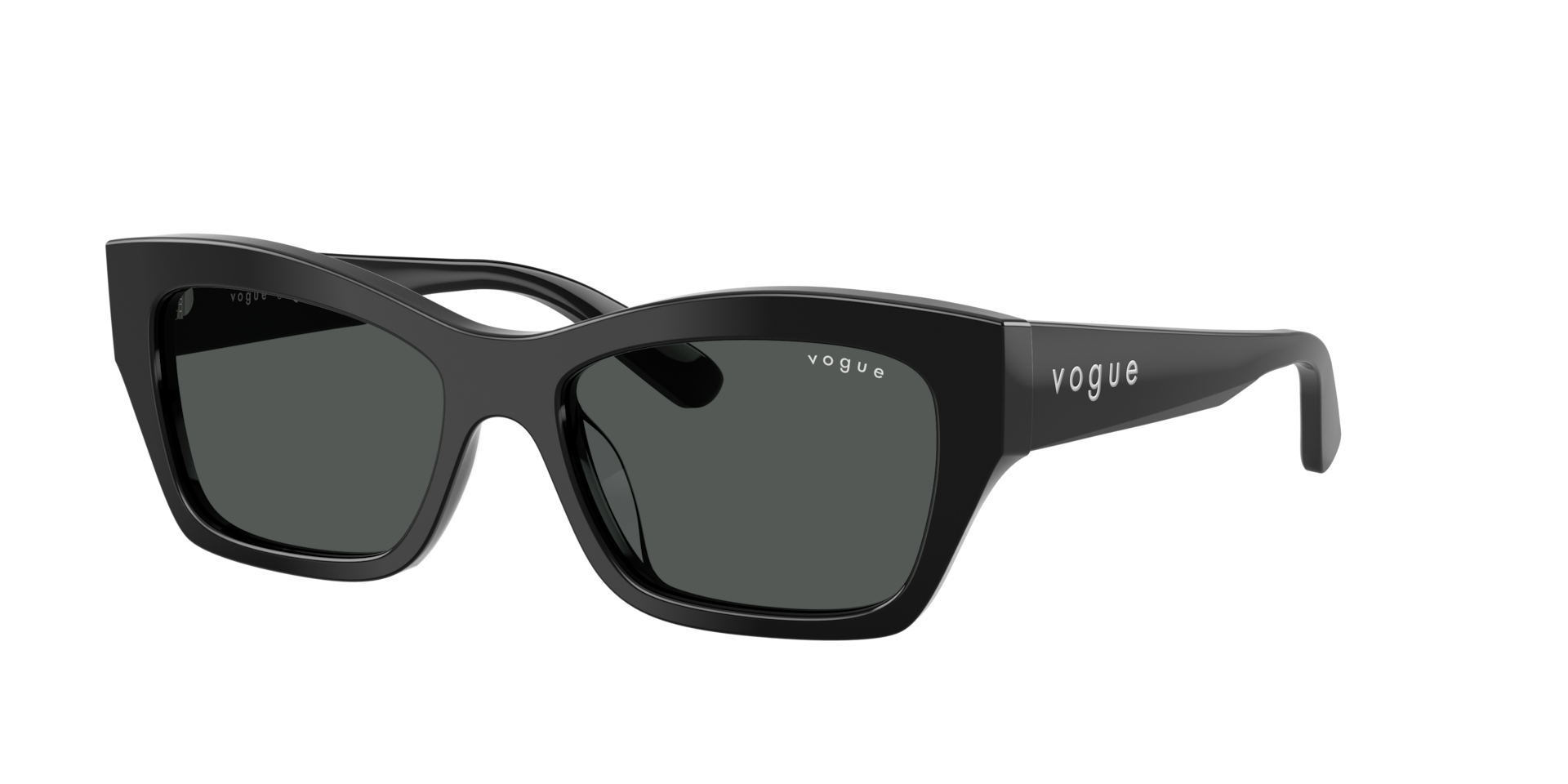 Vogue Eyewear Grey Woman Vo5658su W44/87 Sunglasses Acetate Black Butterfly Normal - Image 3