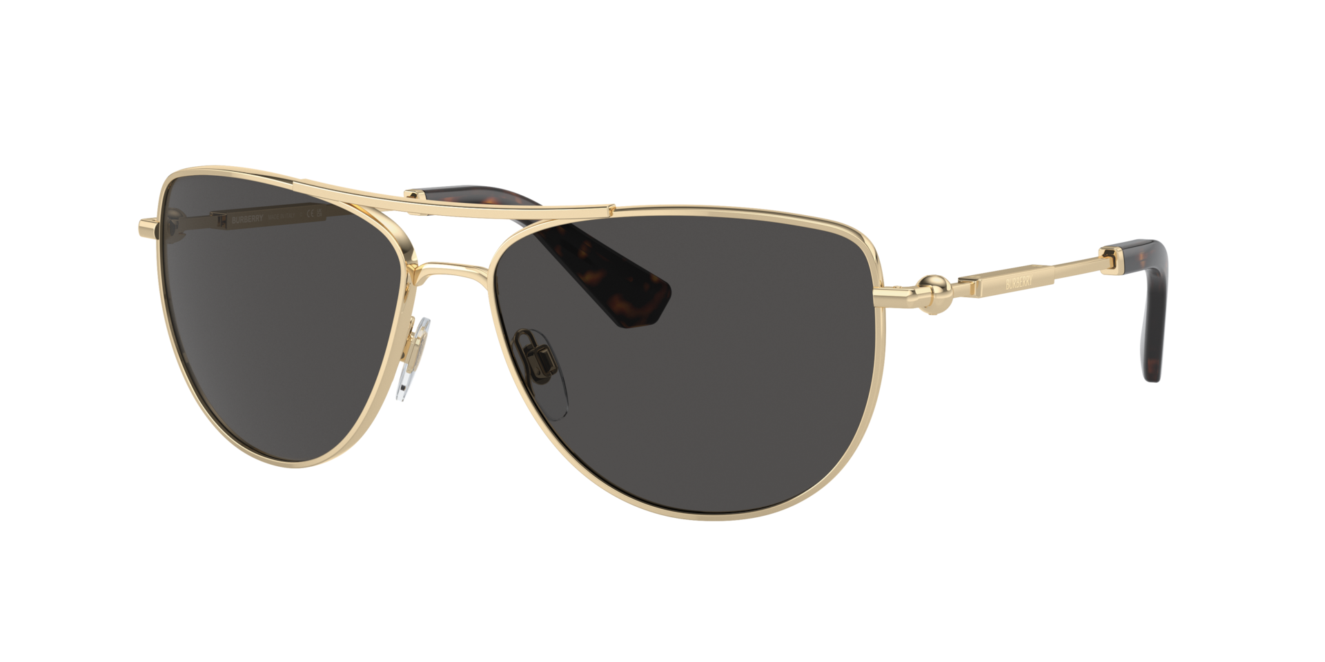 BURBERRYスリーピース Burberry BE3149 XXL (60 - 15) with Grey lenses and Gold frame