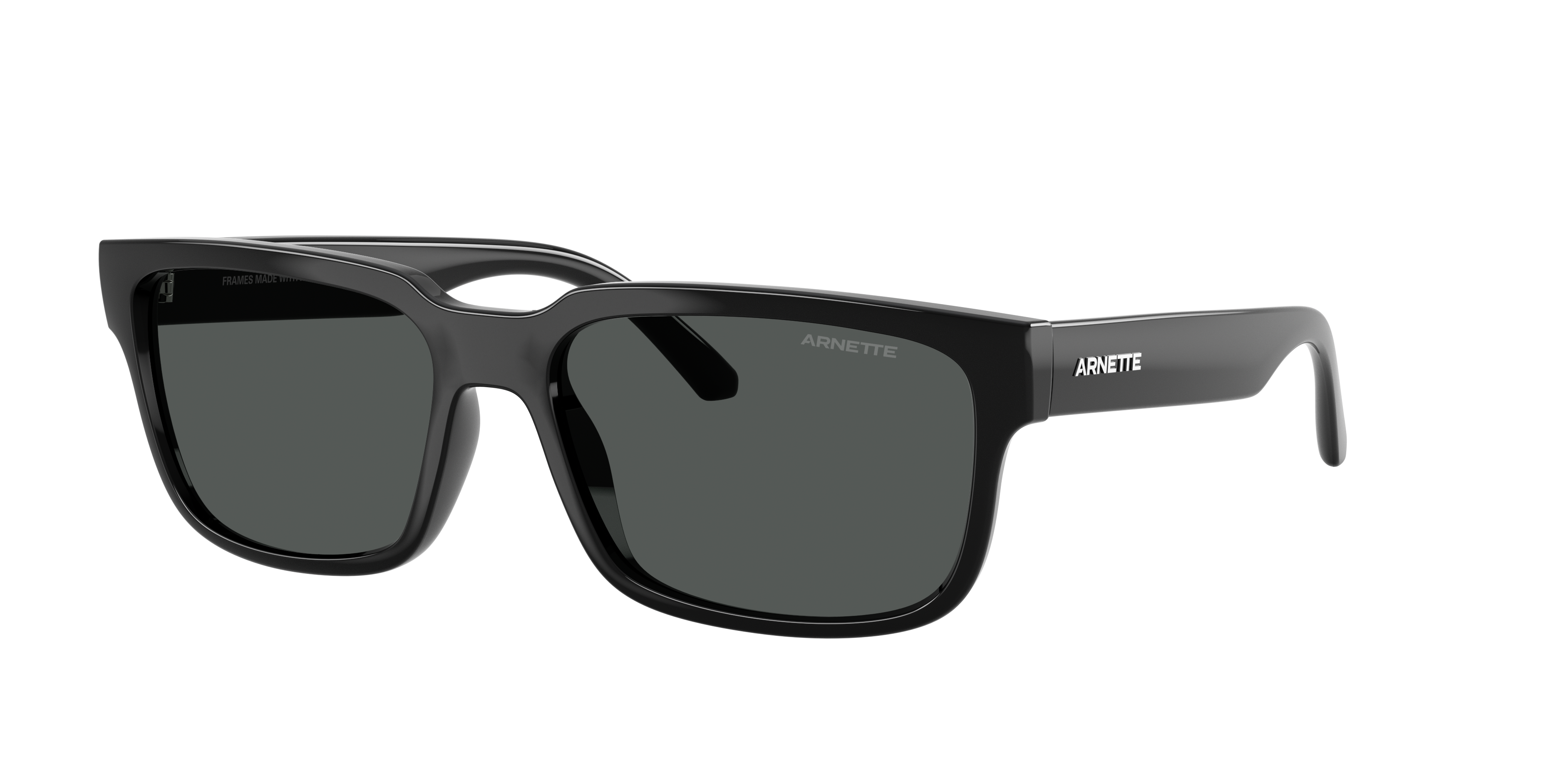Arnette Man Sunglass Twister -  Frame color: Black, Lens color: Dark Grey